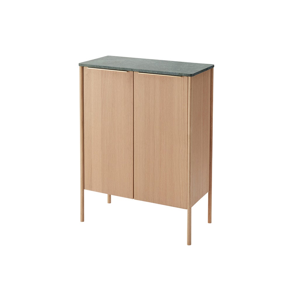 FRITZ HANSEN フリッツ・ハンセン SKAGERAK スカゲラック コレクション JUT ジュット ハイキャビネット 高さ：114cm オーク オイル仕上げ 天板カラー：3色 デザイン：トーマス・ジェンキンス