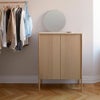 FRITZ HANSEN フリッツ・ハンセン SKAGERAK スカゲラック コレクション JUT ジュット ハイキャビネット 高さ：114cm オーク オイル仕上げ 天板カラー：3色 デザイン：トーマス・ジェンキンス