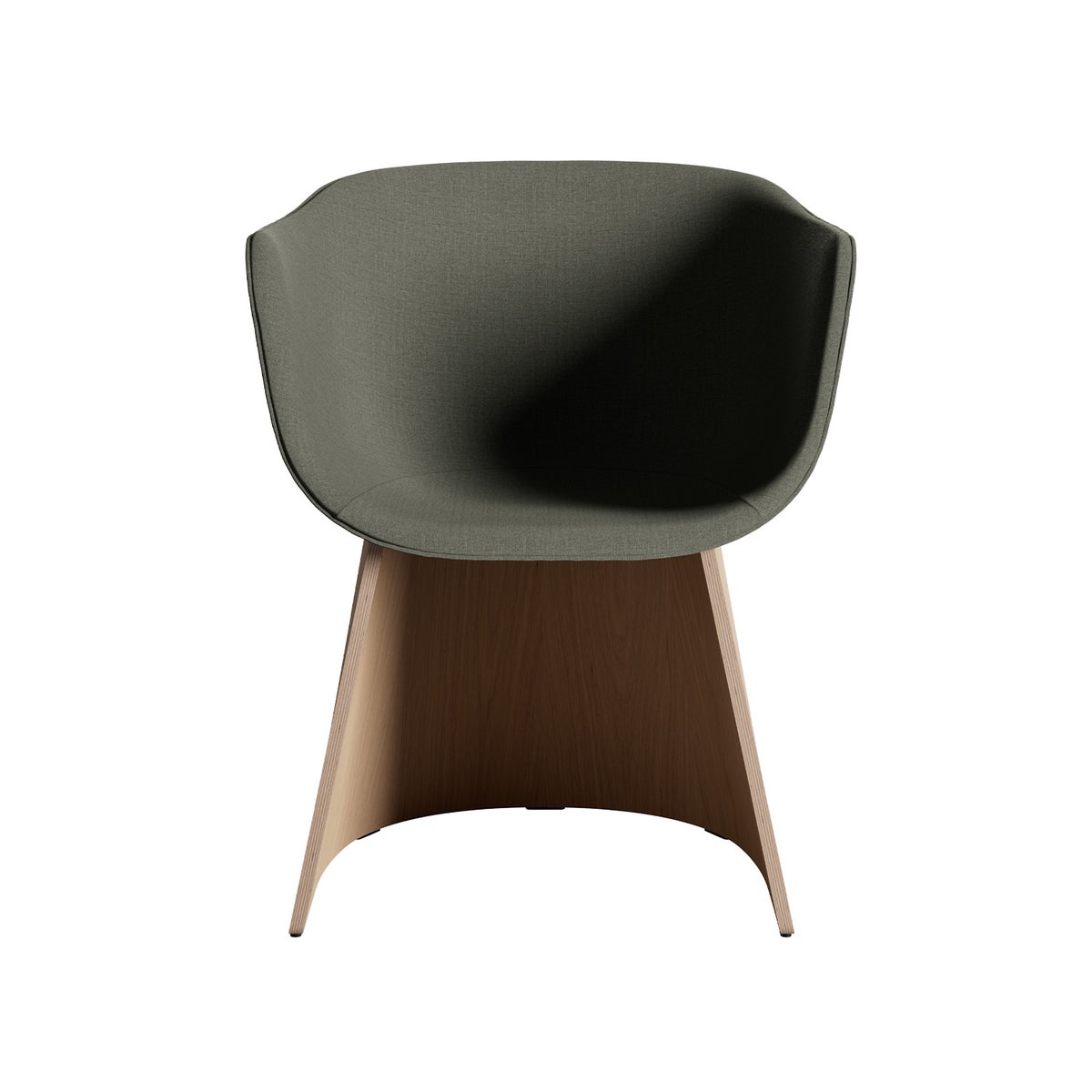 FRITZ HANSEN フリッツ・ハンセン MONOLIT モノリット CM220V アームチェア ナチュラルウッドベース レザーパイピングなしモデル