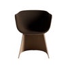 FRITZ HANSEN フリッツ・ハンセン MONOLIT モノリット CM221V アームチェア ナチュラルウッドベース レザーパイピングありモデル