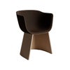 FRITZ HANSEN フリッツ・ハンセン MONOLIT モノリット CM221V アームチェア ナチュラルウッドベース レザーパイピングありモデル