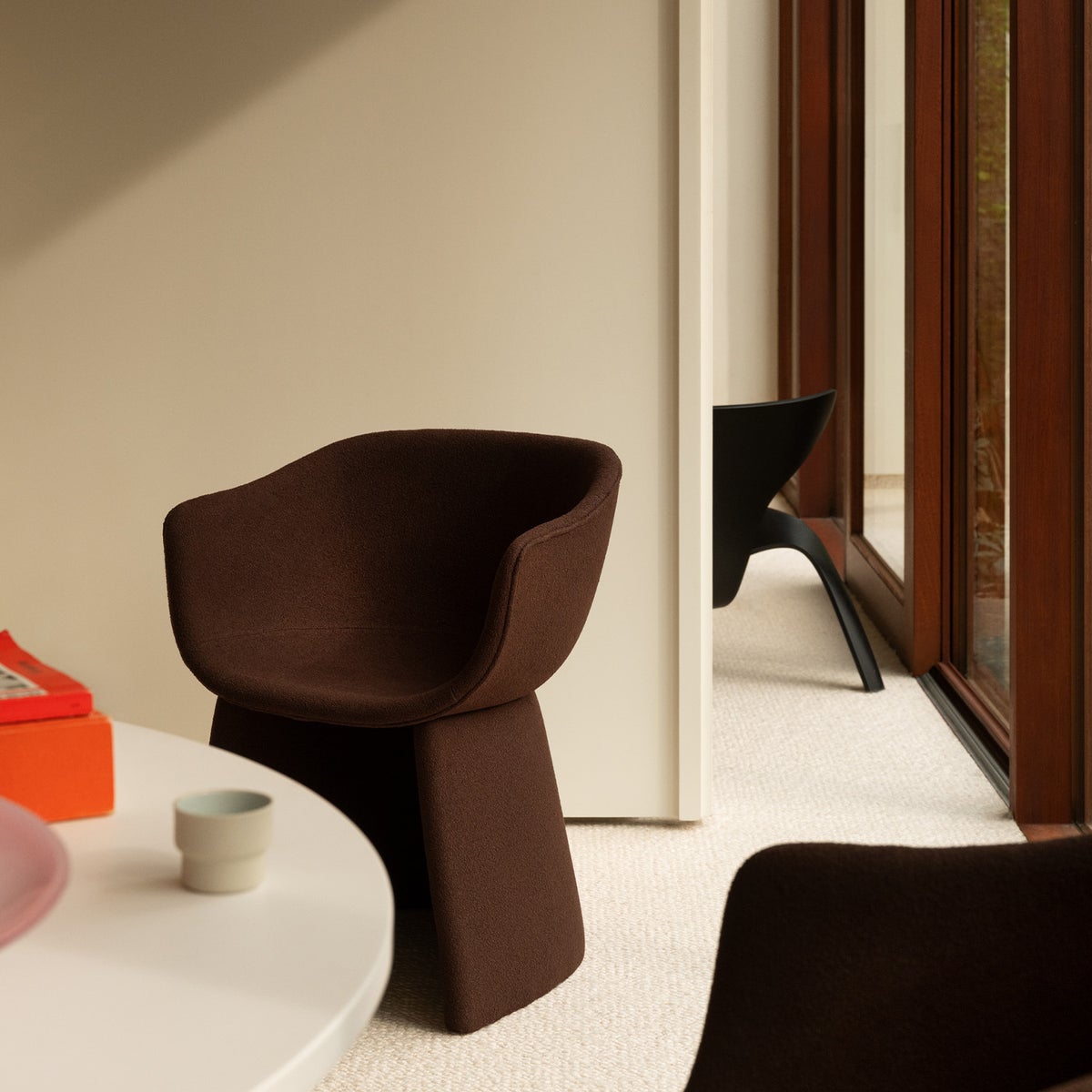 FRITZ HANSEN フリッツ・ハンセン MONOLIT モノリット CM220LA ローアームチェア レザーパイピングなしモデル