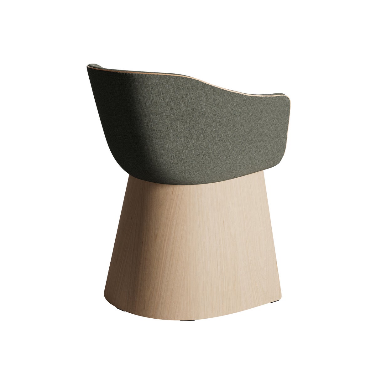 FRITZ HANSEN フリッツ・ハンセン MONOLIT モノリット CM221LAV ローアームチェア ナチュラルウッドベース レザーパイピングありモデル