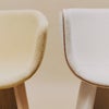 FRITZ HANSEN フリッツ・ハンセン MONOLIT モノリット CM221LAV ローアームチェア ナチュラルウッドベース レザーパイピングありモデル