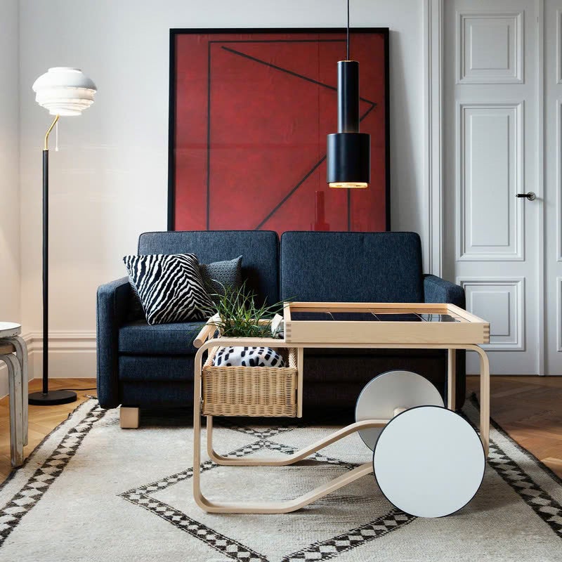 Artek アルテック A110 PENDANT LAMP ペンダントランプ HAND GRENADE ハンドグレネード 手榴弾 カラー：ブリックレッド デザイン：アルヴァ・アアルト