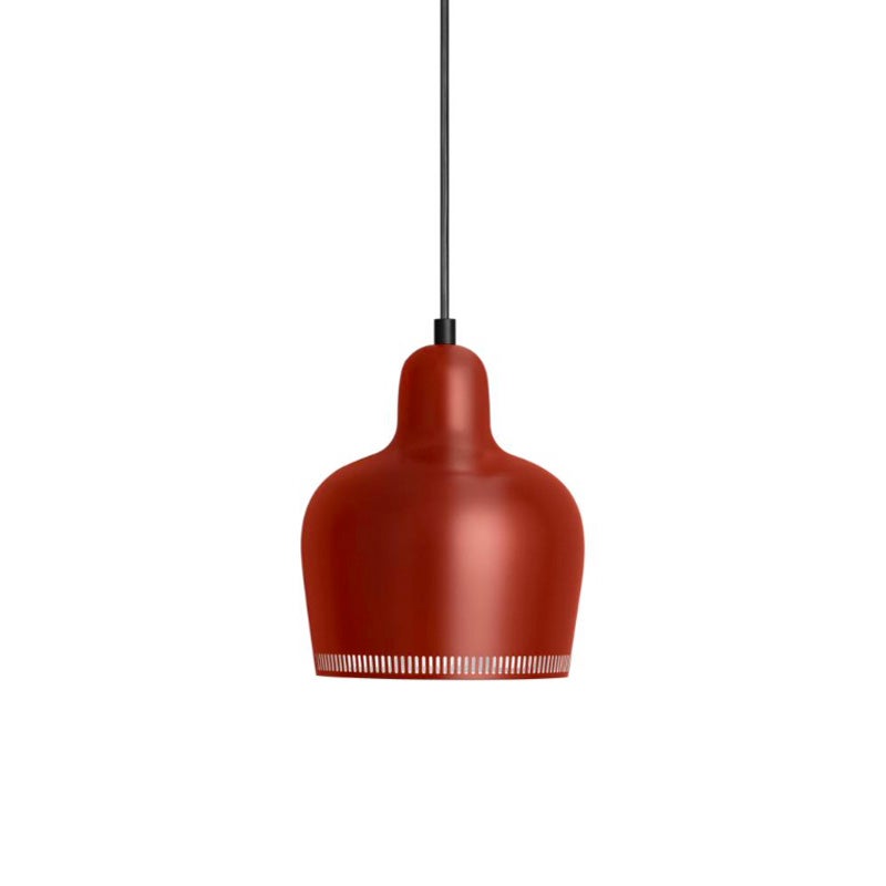 Artek アルテック A330S PENDANT Golden Bell ゴールデンベル ペンダントランプ カラー：ブリックレッド デザイン：アルヴァ・アアルト