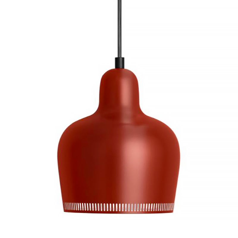 Artek アルテック A330S PENDANT Golden Bell ゴールデンベル ペンダントランプ カラー：ブリックレッド デザイン：アルヴァ・アアルト
