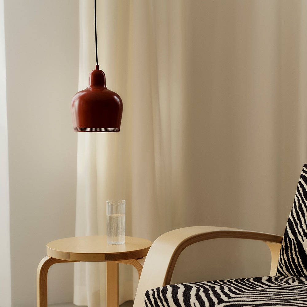 Artek アルテック A330S PENDANT Golden Bell ゴールデンベル ペンダントランプ ブリックレッド